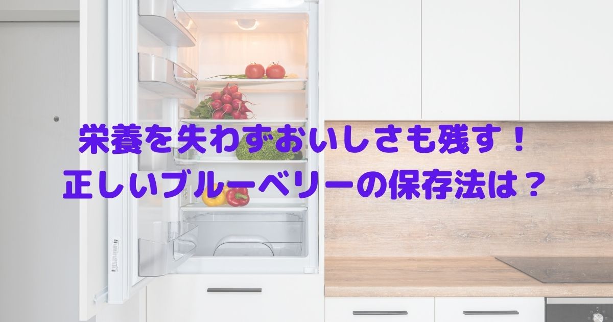 栄養を失わずおいしさも残す 正しいブルーベリーの保存法は ブルーベリーラボ直方 福岡県直方市にあるブルーベリー農園